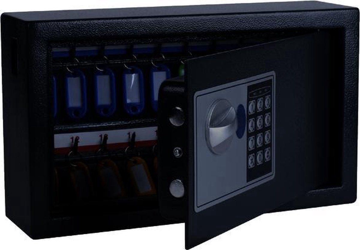 Pavo Schlüsselschrank 20 Haken Elektronisch 8002696 Dunkelgrau
