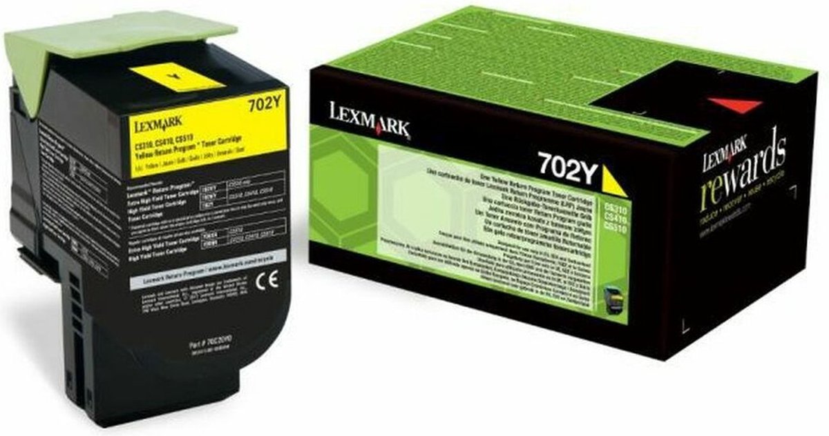 Lexmark Original Tonerkartusche 70C20Y0 Gelb