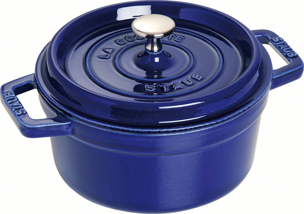 STAUB Cocotte ronde La Cocotte Staub fonte 2,6 L Bleu foncé