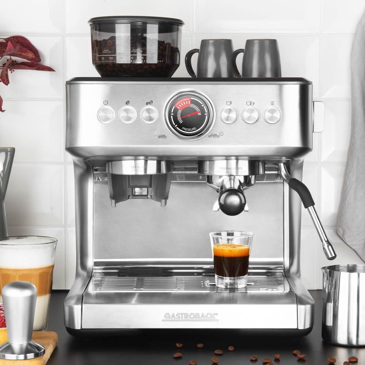 Gastroback Macchina per espresso duo Gastroback Design 42626 Argento