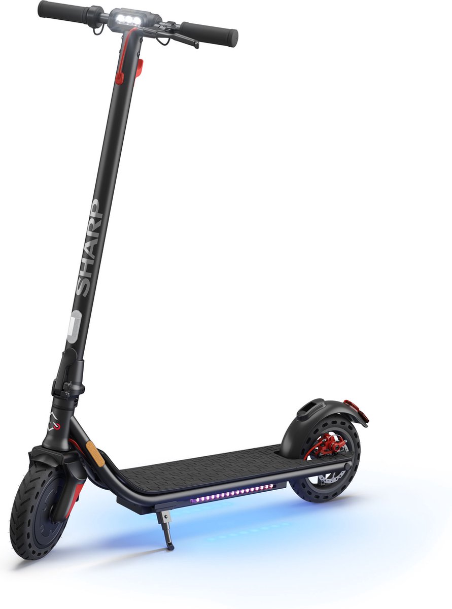 Sharp EM-KS1AEU-B E-Scooter with built in display and app control - Black
