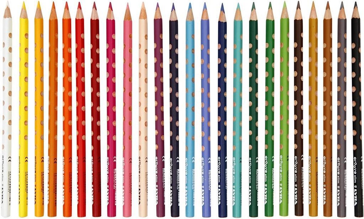 Lyra Groove Slim 24-pack + Sharpener