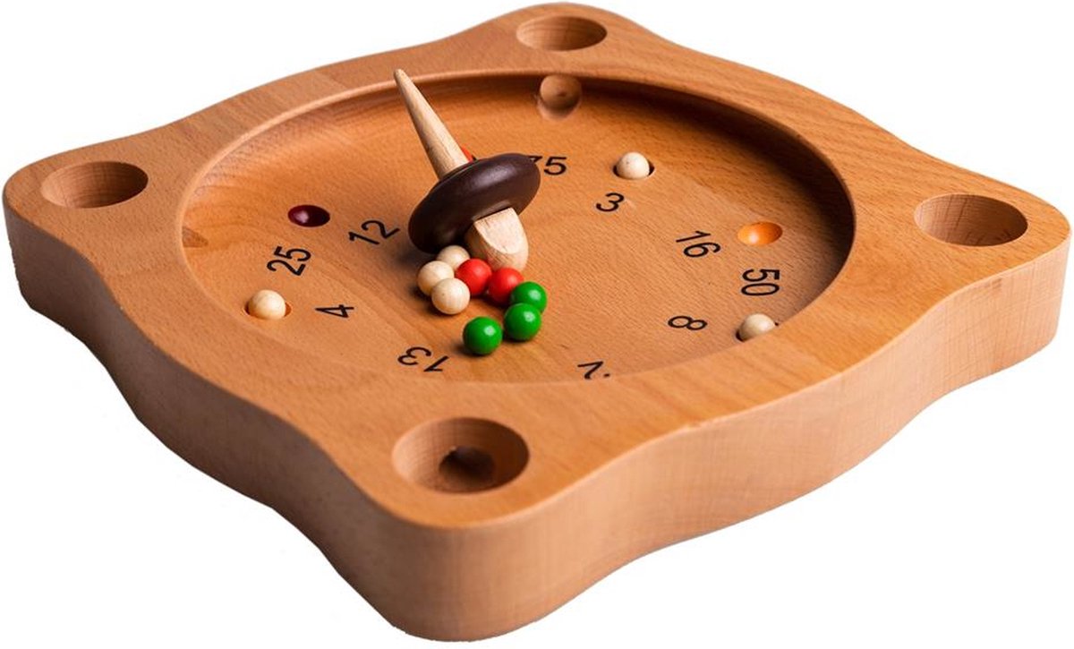 Clown Games Tyrolean Roulette Wooden Board Game