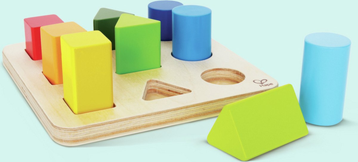 Hape Wooden Sorting Shelf Forms