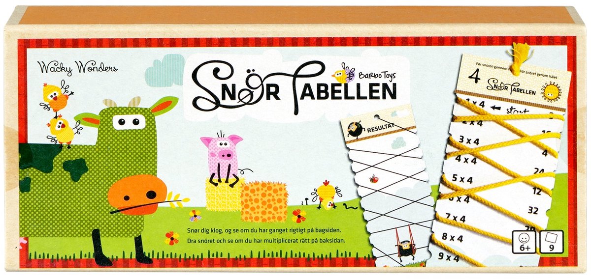 Wacky Wonders - Snør Tabellen 1-10 (DK/SE)