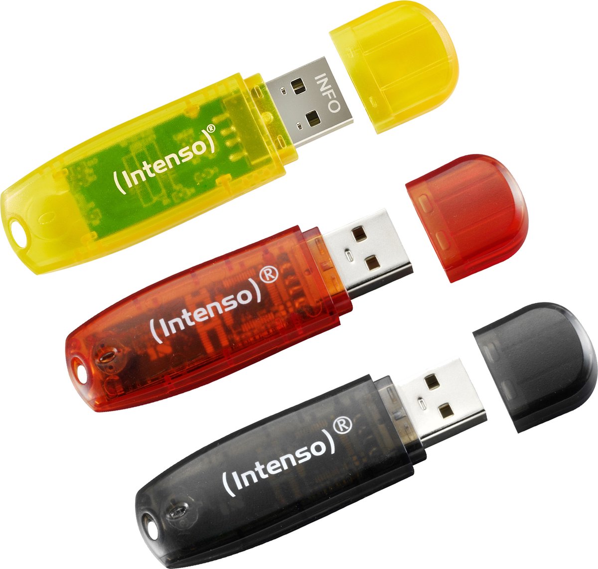 Intenso Rainbow Line - USB flash drive - 32 GB - 32GB - USB-minne