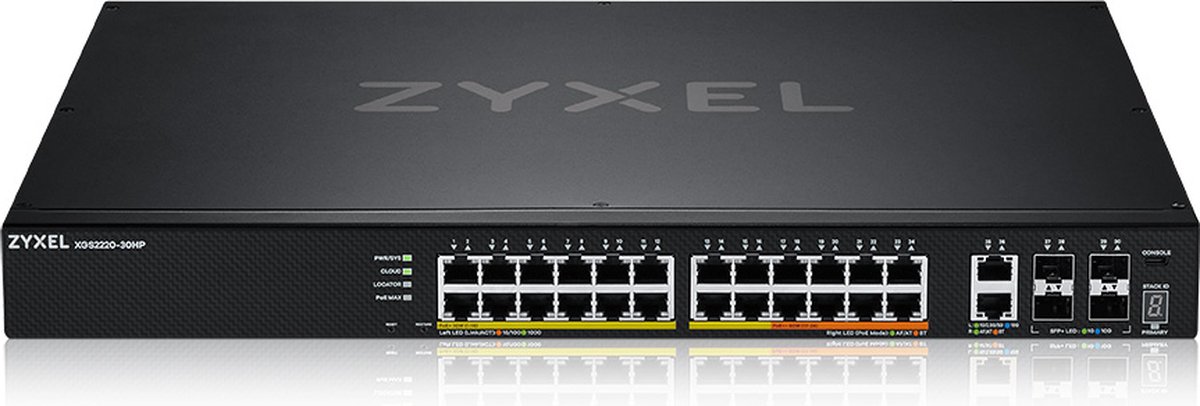 Zyxel Nebula Xgs2220 24-port 2x10g 4xsfp+ Poe 400w Switch