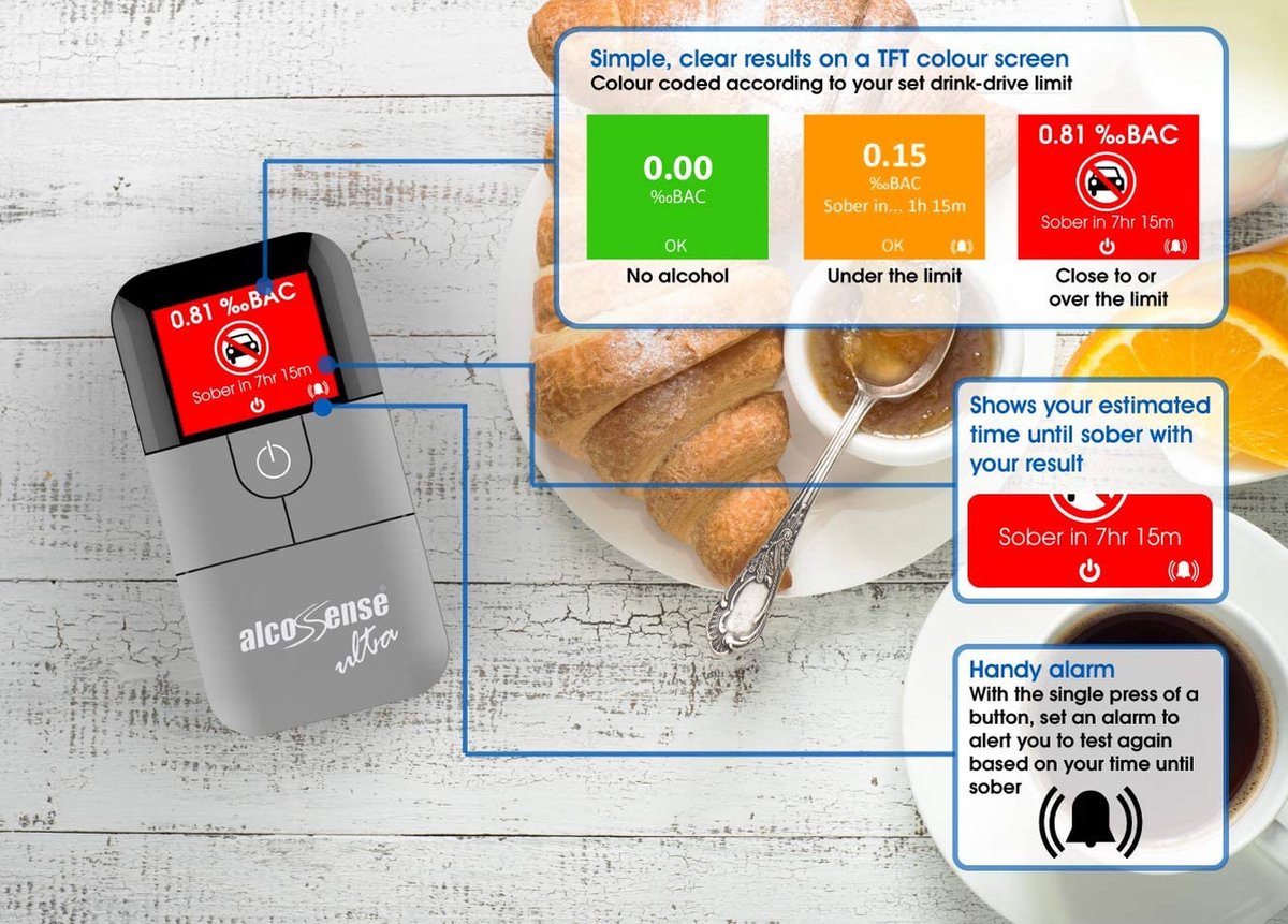 AlcoSense Breathalyser Ultra