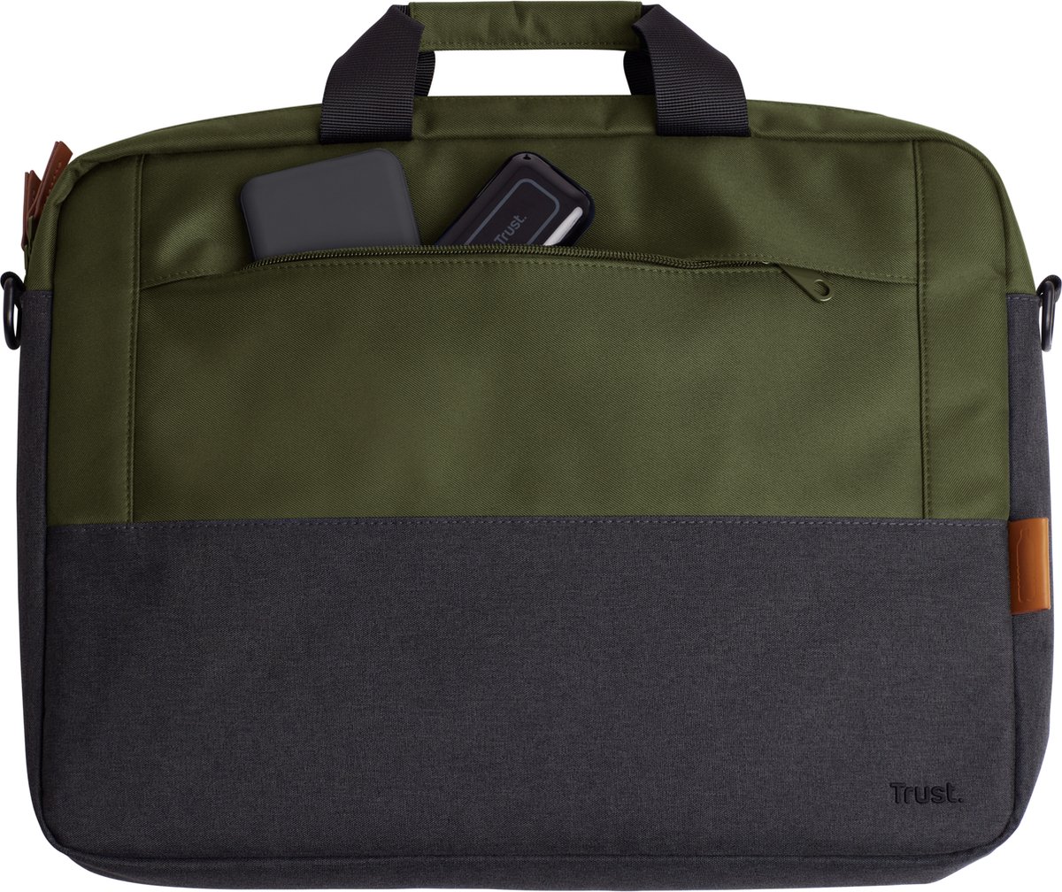Trust Lisboa - notebook carrying case - topload durable - green