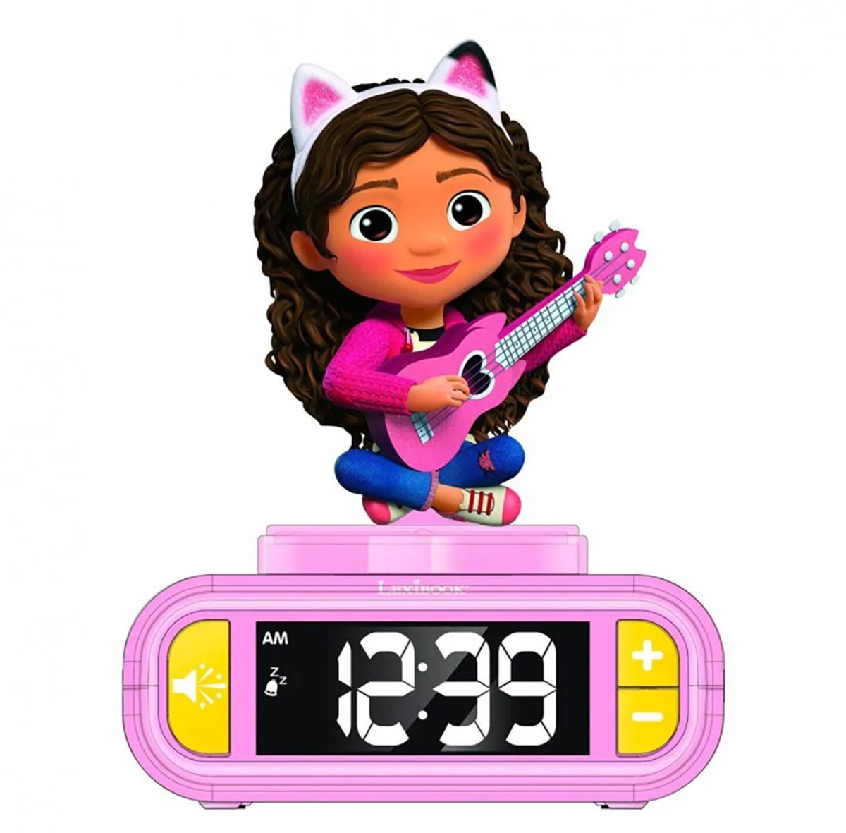 Gabby's Dollhouse Night Light Alarm Clock with Sound