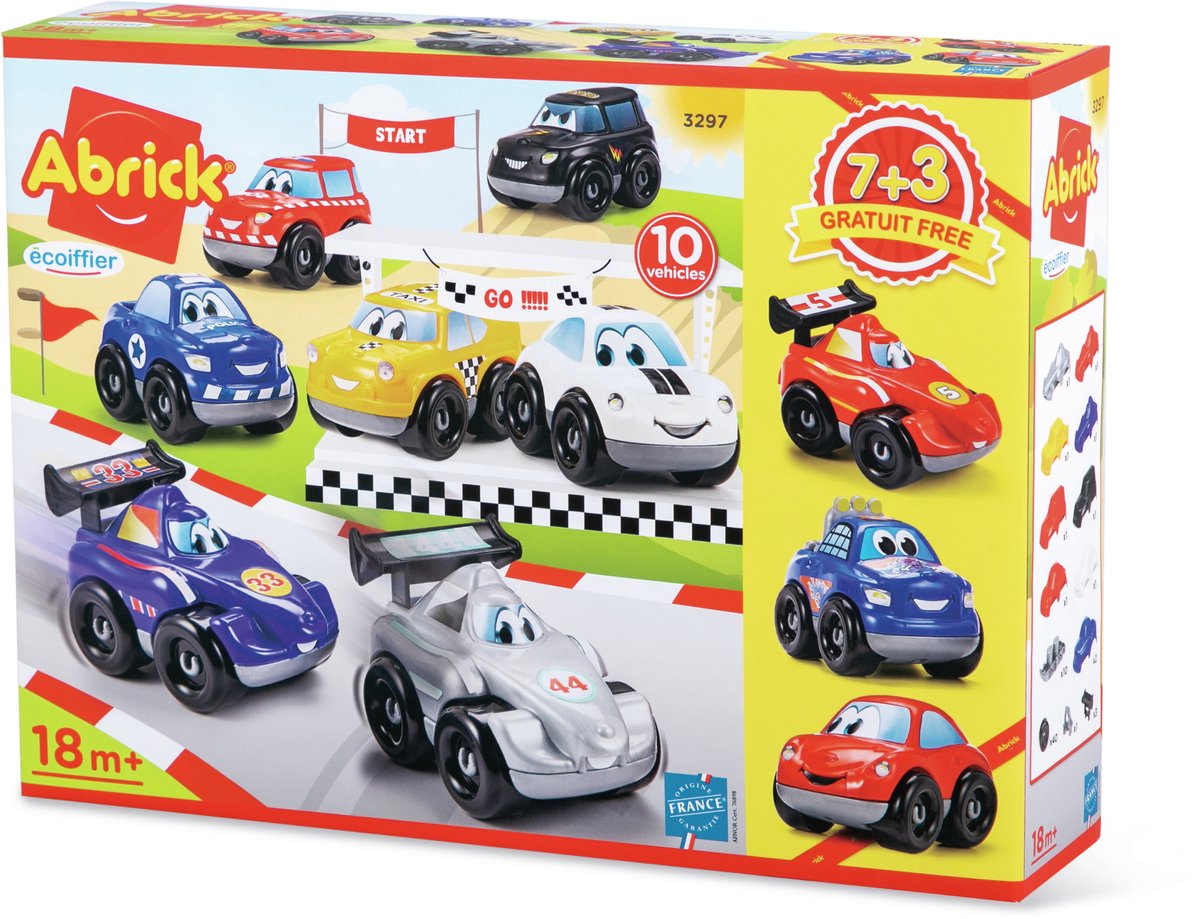 Abrick Racing Cars 10 pcs.