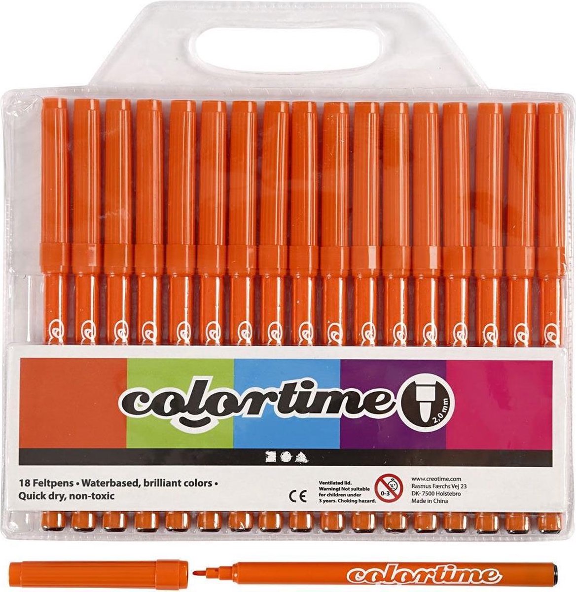 Creativ Company Orange markers 18st.