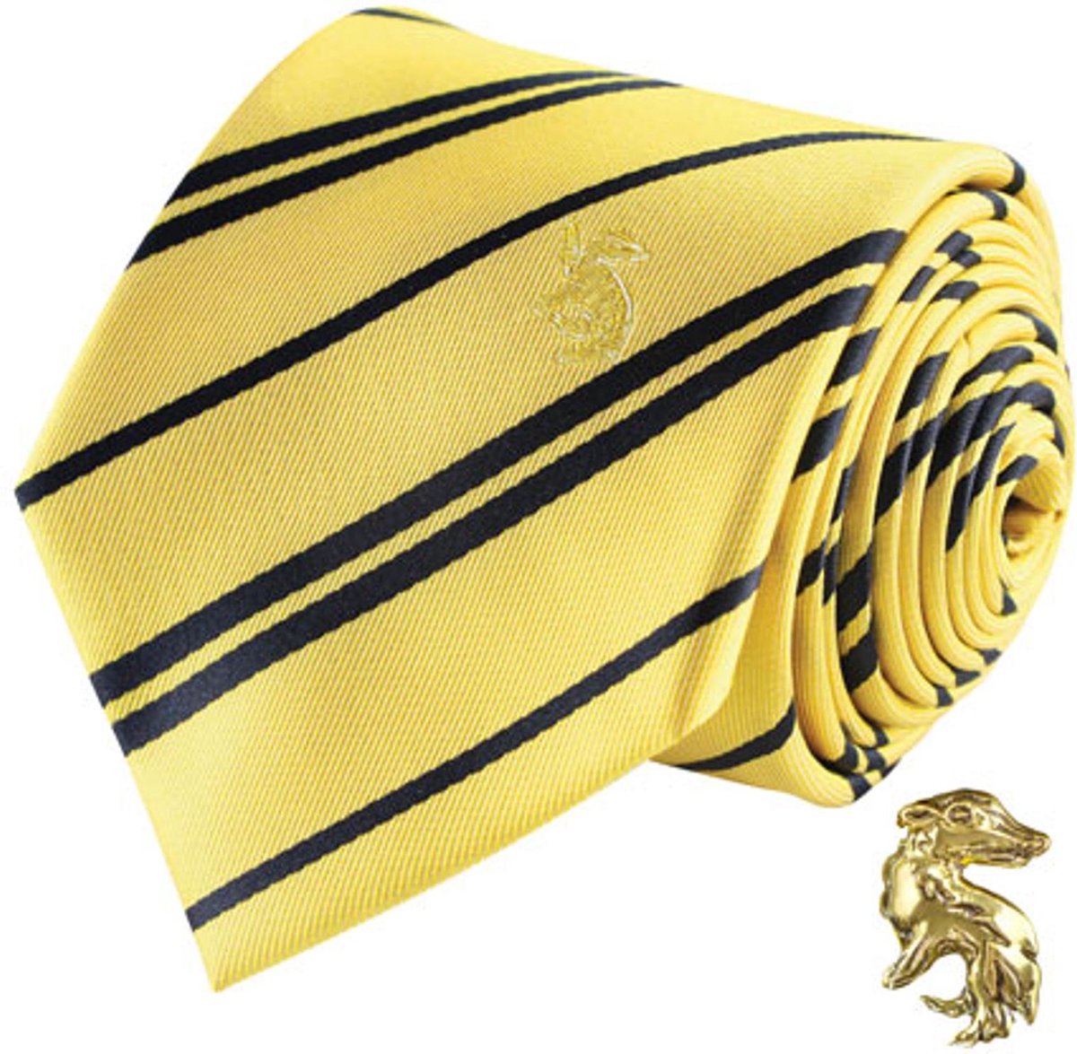 Harry Potter - Hufflepuff - Deluxe Tie with metal
