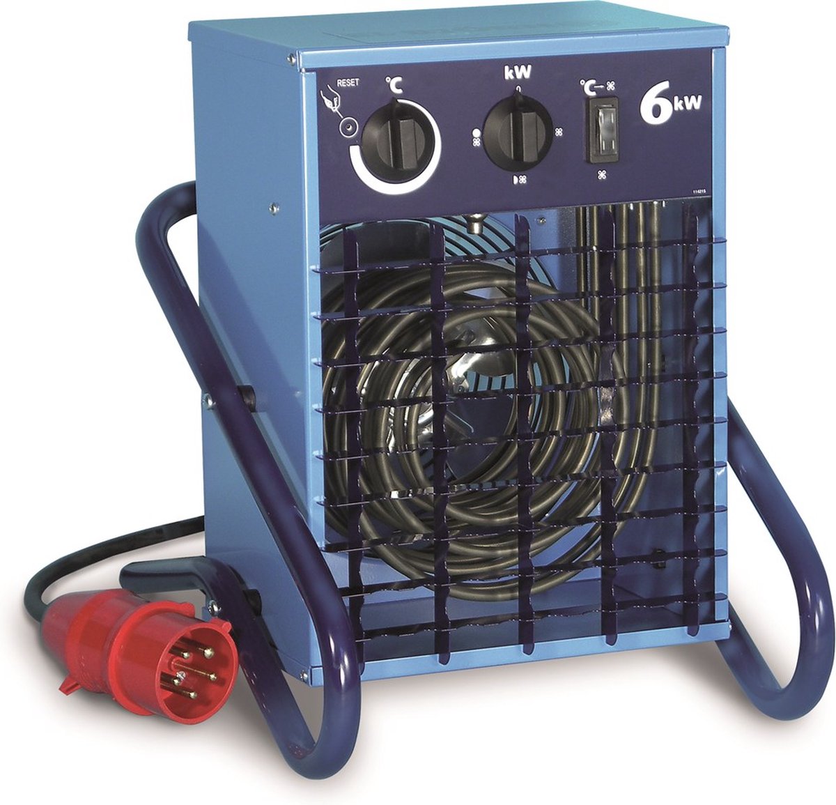El-Bjørn Electro Heat fan vf 6 6kw 400v with plug