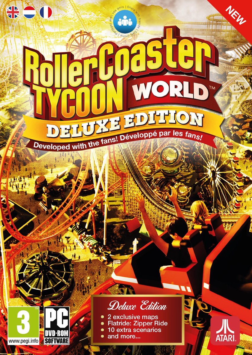 RollerCoaster Tycoon World - Deluxe Edition - Windows - Simulator
