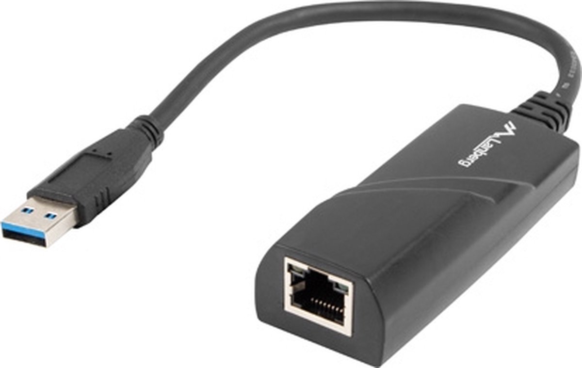 Lanberg NC-1000-01 USB 3.0 RJ45 1G Ethernet Adapter