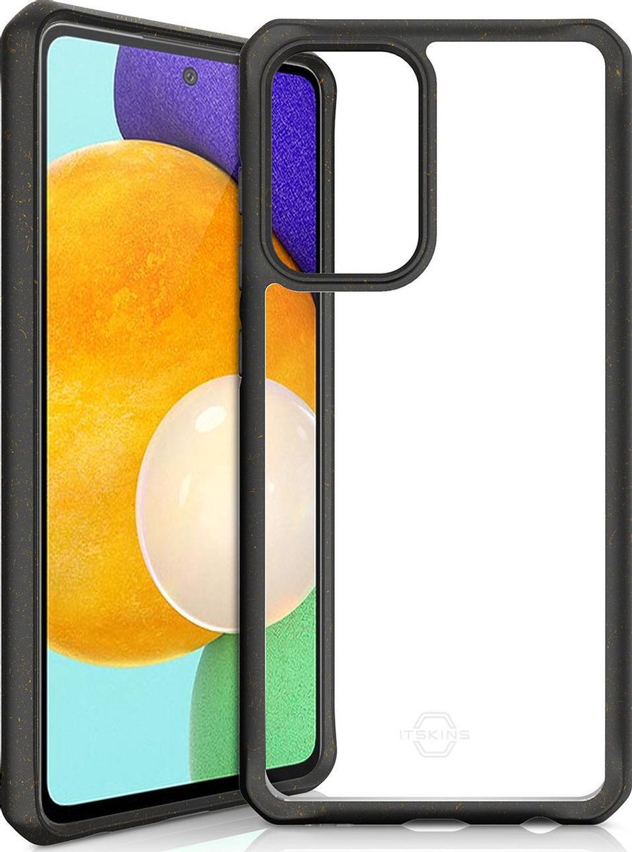 ITSKINS FERONIABIO PURE Cover for Samsung Galaxy A52s 5G / A52 4G / 5G®. Black and transparent