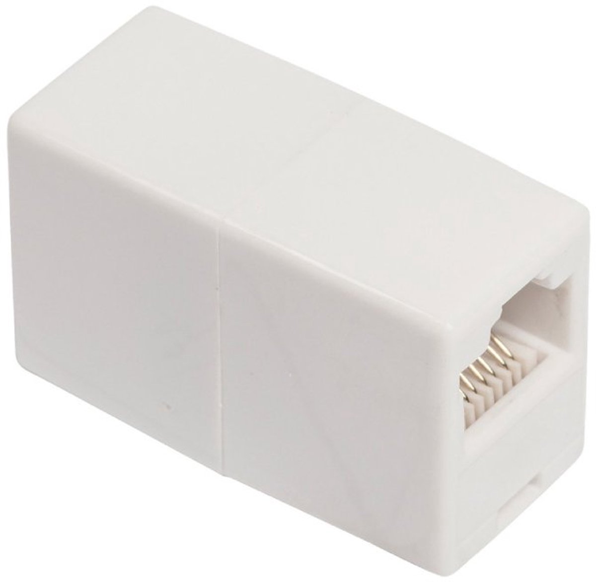 StarTech.com Cat5e RJ45 Modular Inline Coupler - Vit - 0cm
