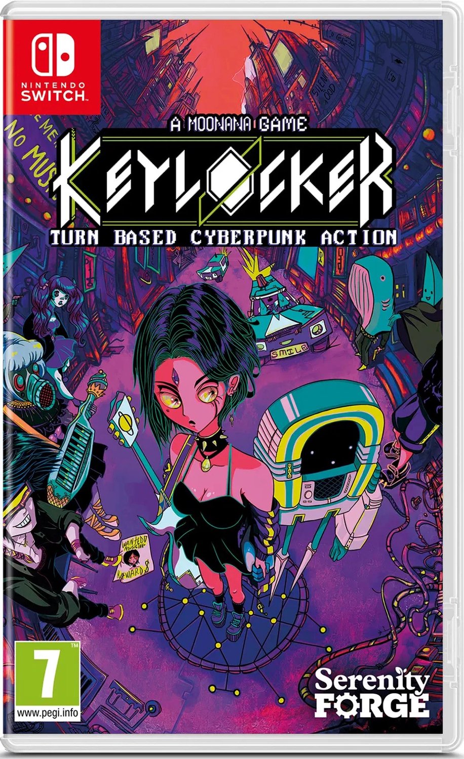 Keylocker | Turn Based Cyberpunk Action - Nintendo Switch - RPG