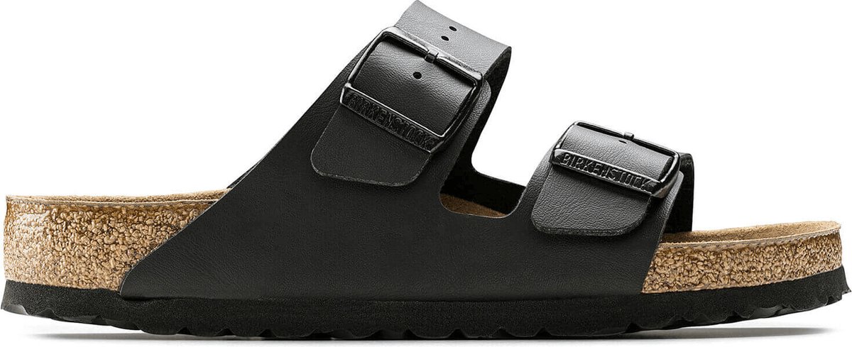 BIRKENSTOCK Arizona SFB Sandales Birko-Flor T. 48 Noir – Confort et style pour vos journées décontractées.