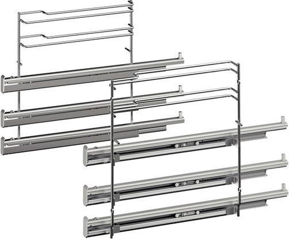 Guías extraíbles de tres alturas horno Bosch, Siemens 17008994