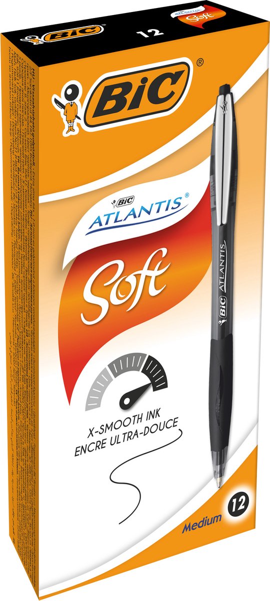 BIC Atlantis Medium Svart 1.0 (12)