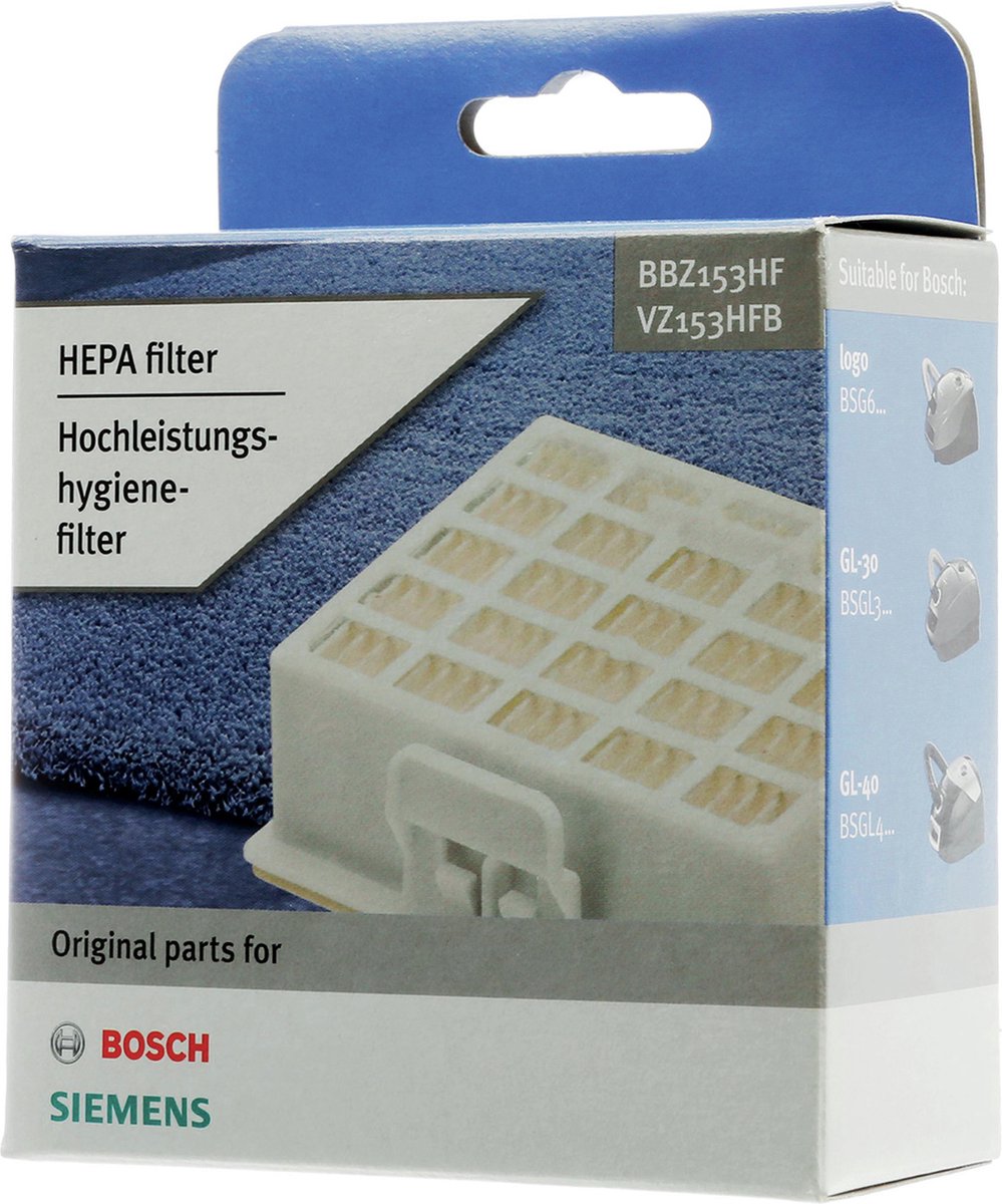 Aktivt anti-allergifilter HEPA