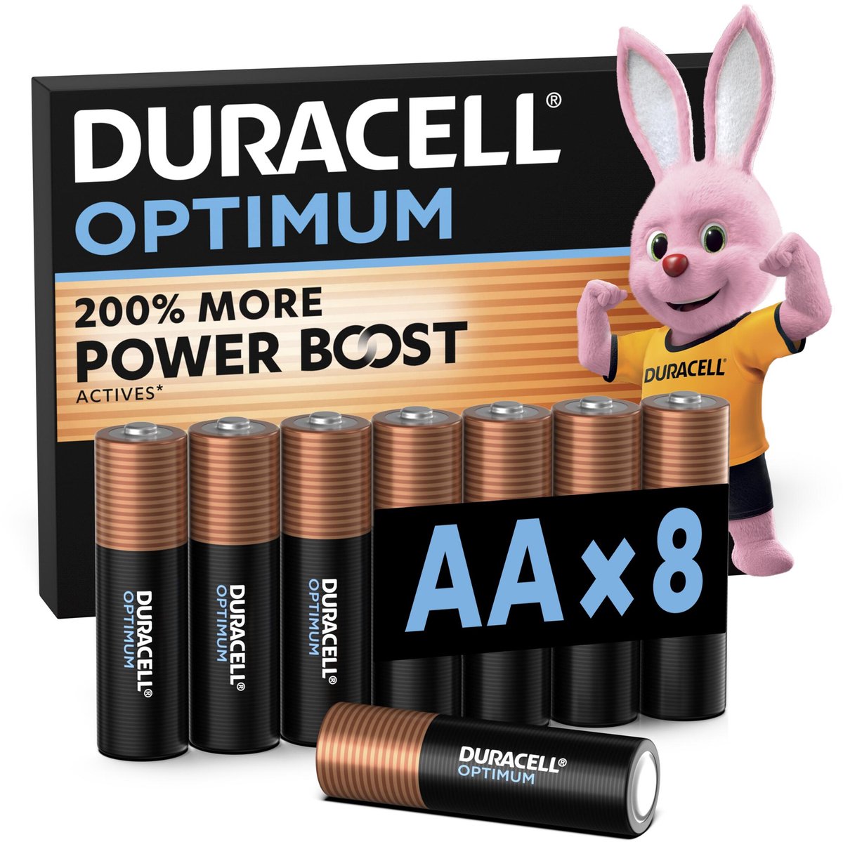 Duracell Optimum AA-batteri MN1500/LR06 8-pack