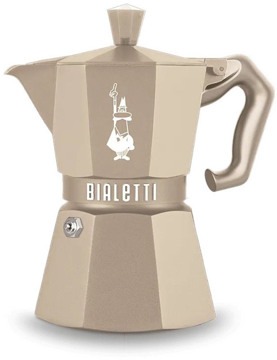 Bialetti Bialetti esclusiva moka per induzione Beige, 6 tazze