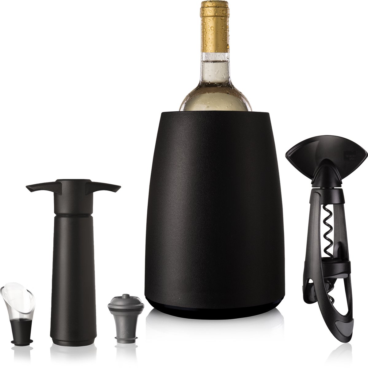 Vacuvin Vacuvin Elegant Plus set vino Nero, 5 pezzi