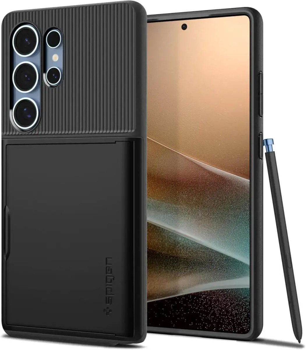 Spigen Samsung Galaxy S25 Ultra Slim Armor CS Skal - Svart