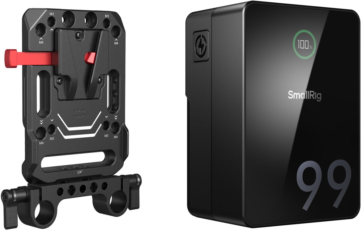 SmallRig 5047 VB99 Pro mini V Mount Battery Kit (4292 + 3016)