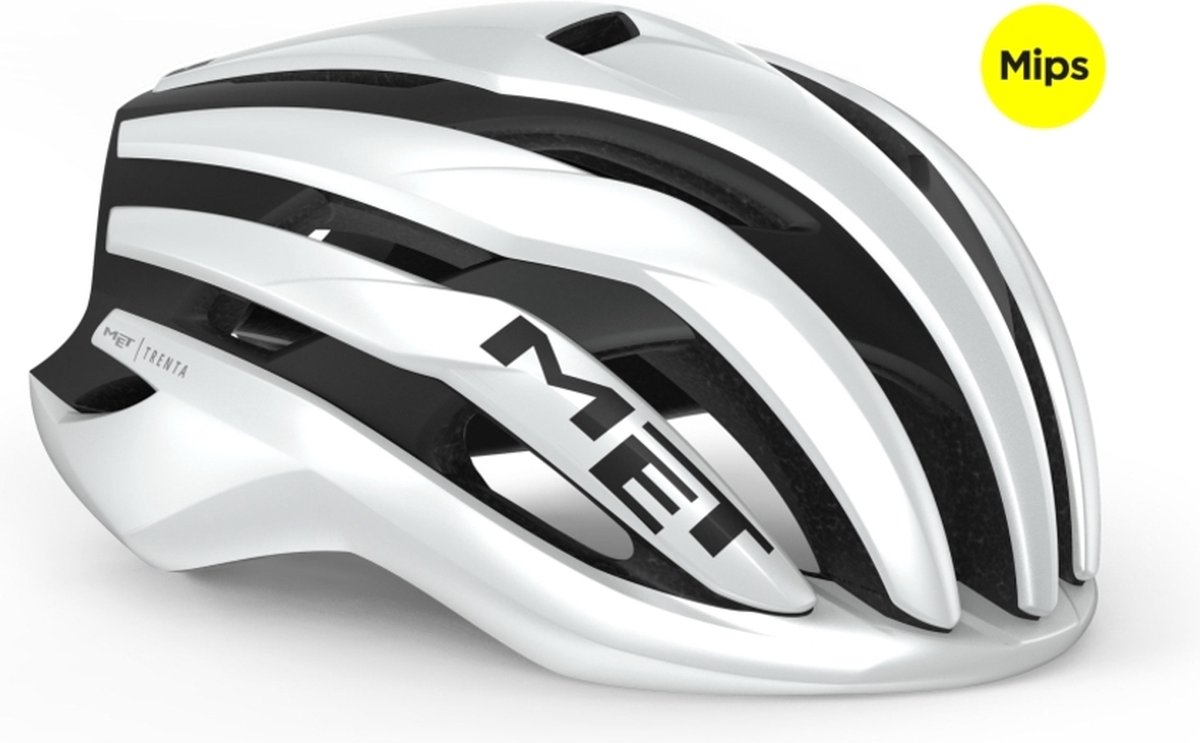 MET Trenta MIPS Helmet - Small Black Matt Glossy
