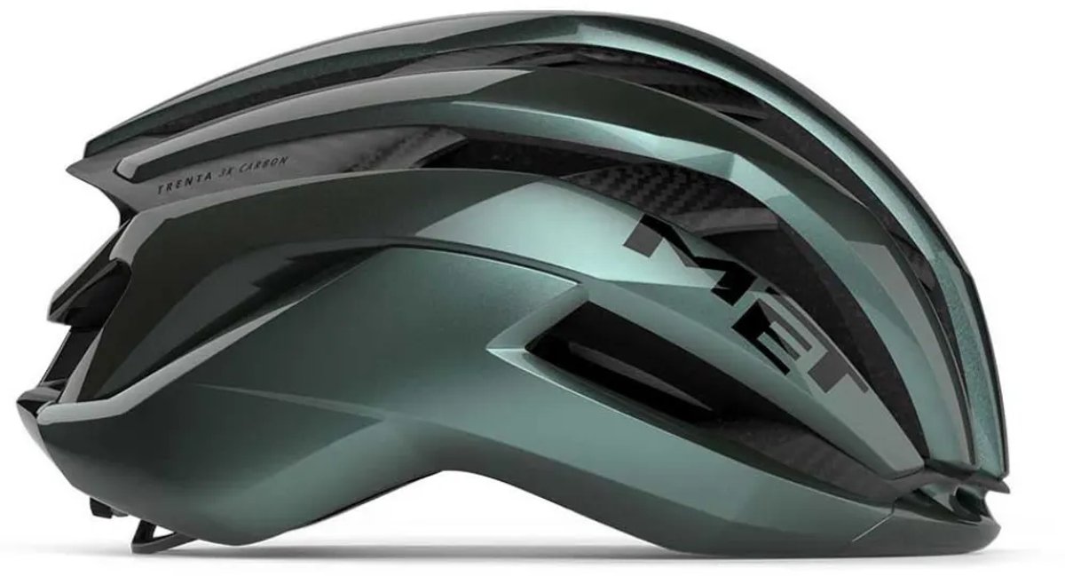 MET Trenta 3K Carbon Airframe MIPS Helmet - Teal, M (56-58cm)