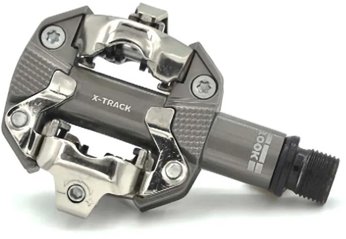Look X-Track MTB Pedals - Metallic Grey