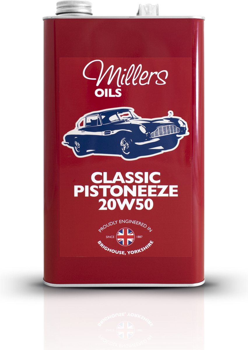 Millers Oils Classic Pistoneeze Monograde Engine Oil - SAE 30 - 5 Litre
