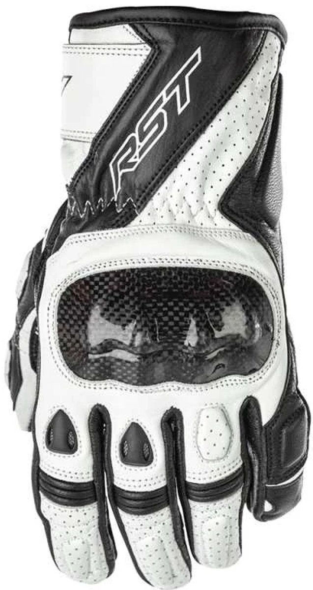 RST 2123 Stunt III CE Motorcycle Glove - Size 11 / X-Large - White, White
