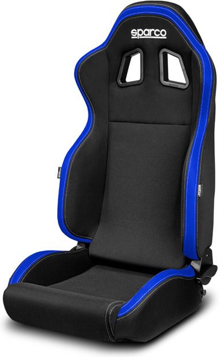 Sparco R100 Seat - Black / Blue, Black/blue
