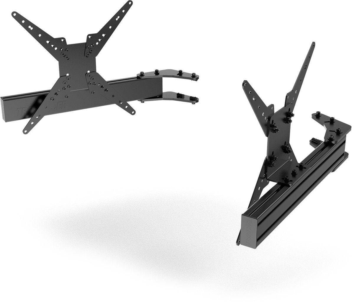 Trak Racer Triple Monitor Add On Arms With VESA Mounts - 580mm