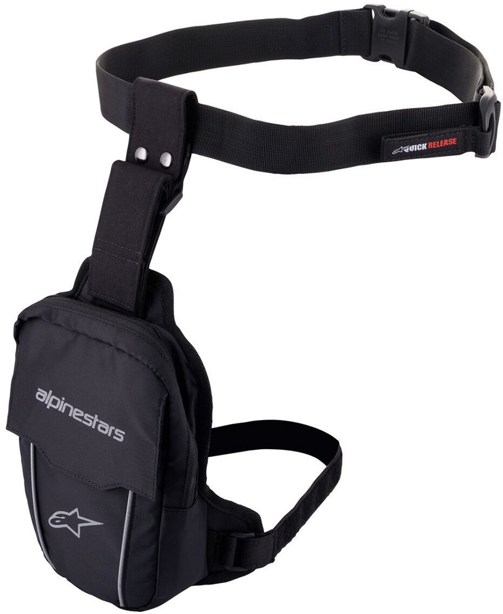 Alpinestars Access Thigh Bag - One Size, Black / Black, Black