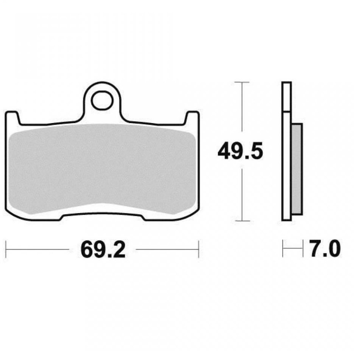 Ferodo FDB2158 Sinter-Grip Road Motorcycle Brake Pads