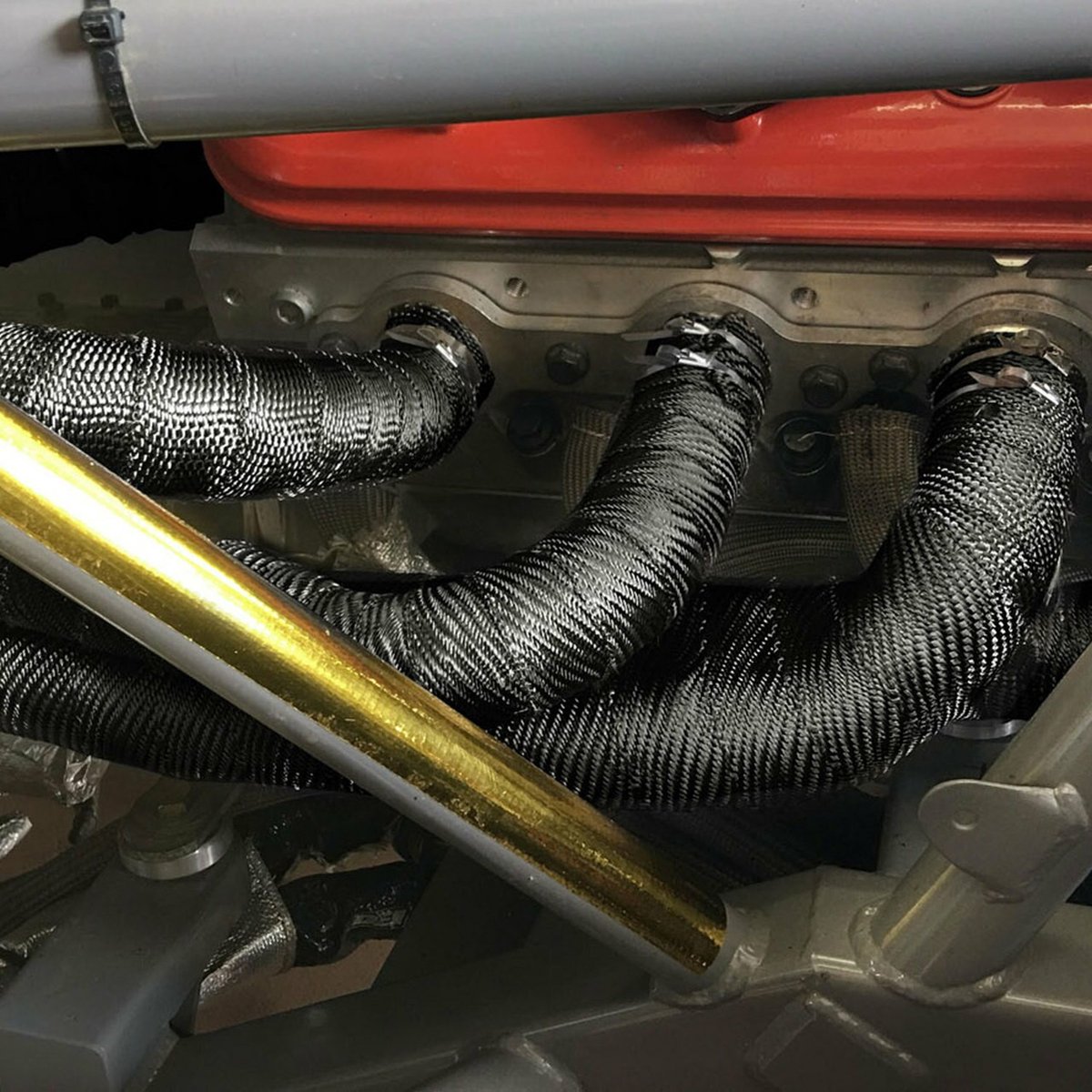 Design Engineering Titanium Exhaust Wrap - 2 Inch, Black, 25ft, Black