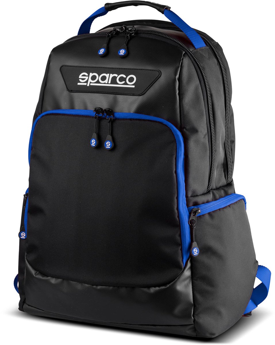 Sparco Super Stage Rucksack - Black / Blue