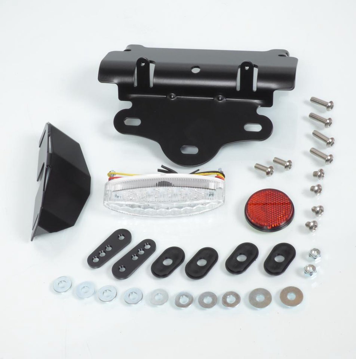 R&G Motorcycle Tail Tidy - Black, Black
