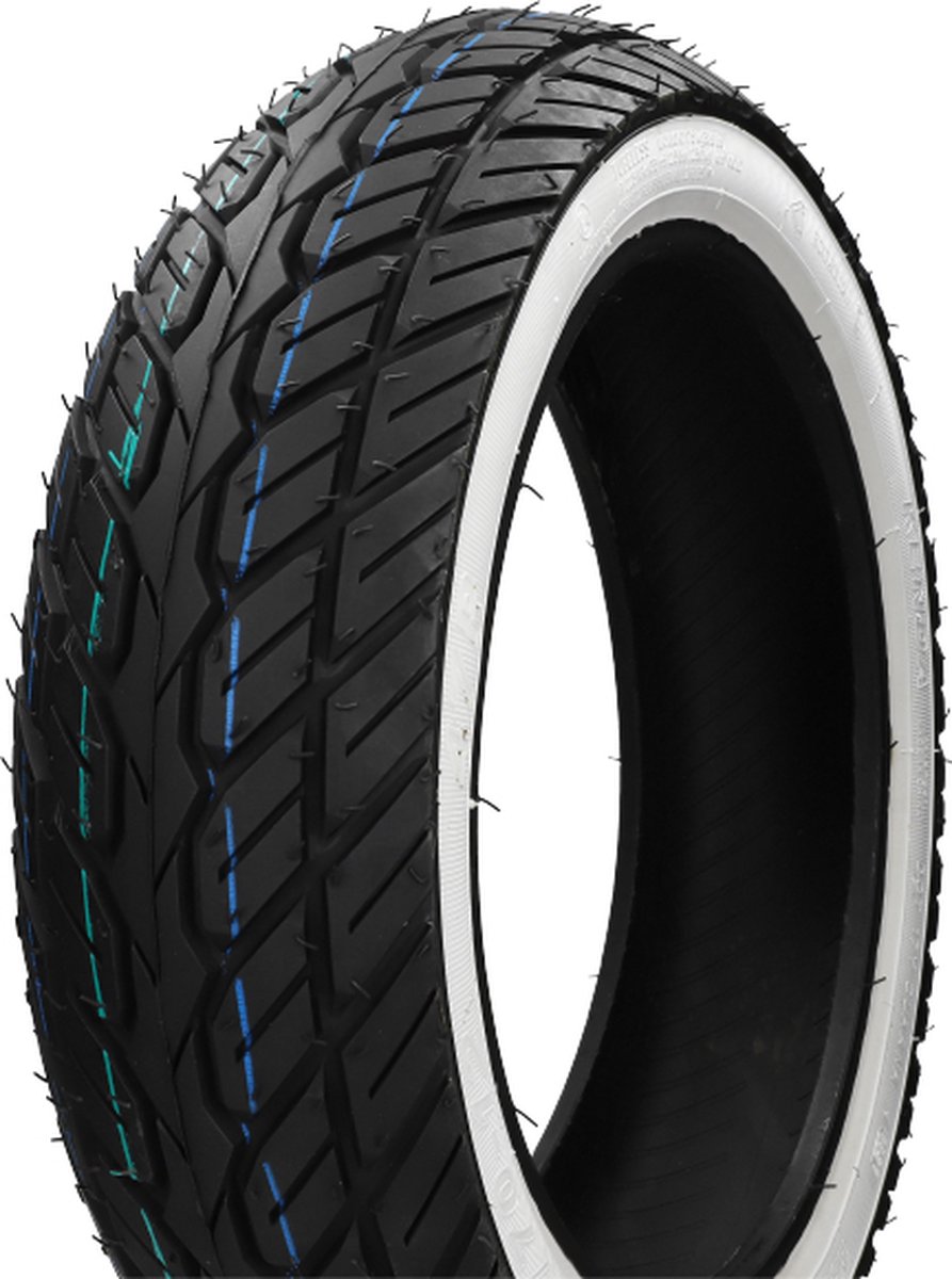 Kenda K418 Whitewall Scooter Tyre - 110/70 12 (47P) TL - Front / Rear