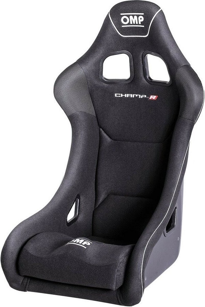 OMP Champ-R Fibreglass Seat - Black, Black