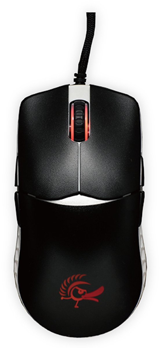 Ducky Feather - mouse - USB 2.0 - Mouse - Optic - 7 knappar - Svart
