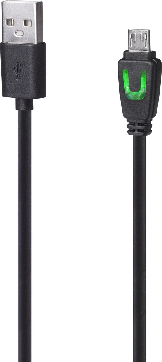 Orb XBox One 3m LED Controller Charge Cable - Wired Charging cable for wireless game controller - Microsoft Xbox One