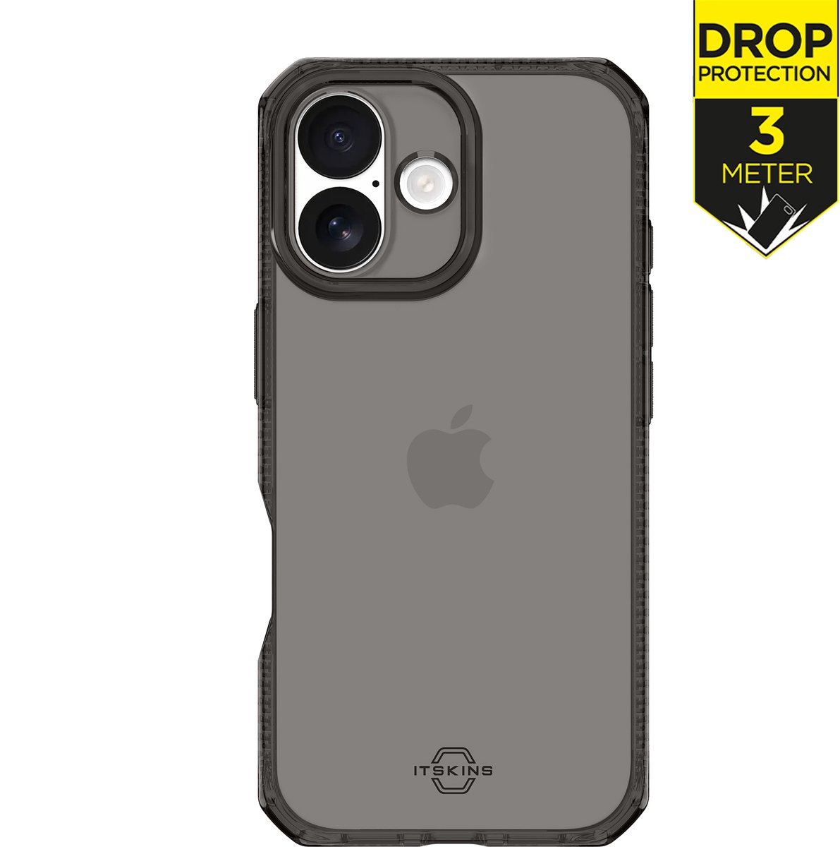 ITSKINS SPECTRUM CLEAR cover for iPhone 17®. Smoke