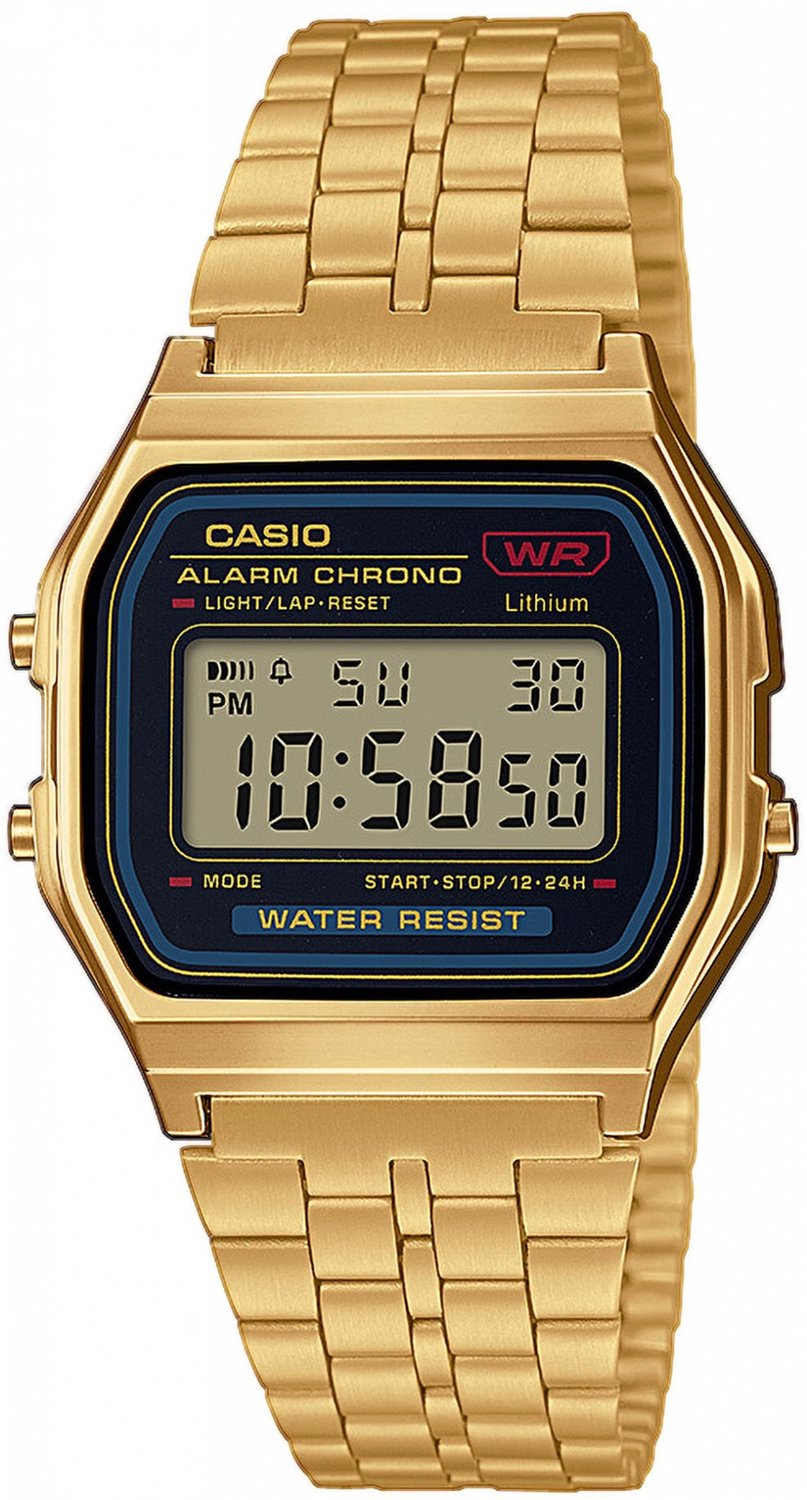 Casio Vintage A159WGEA-1EF Cronómetro, Alarma, Calendario Batería 7 Años